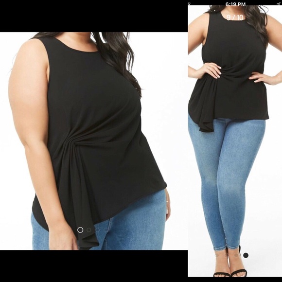 Plus size Ruched top - Picture 1 of 3